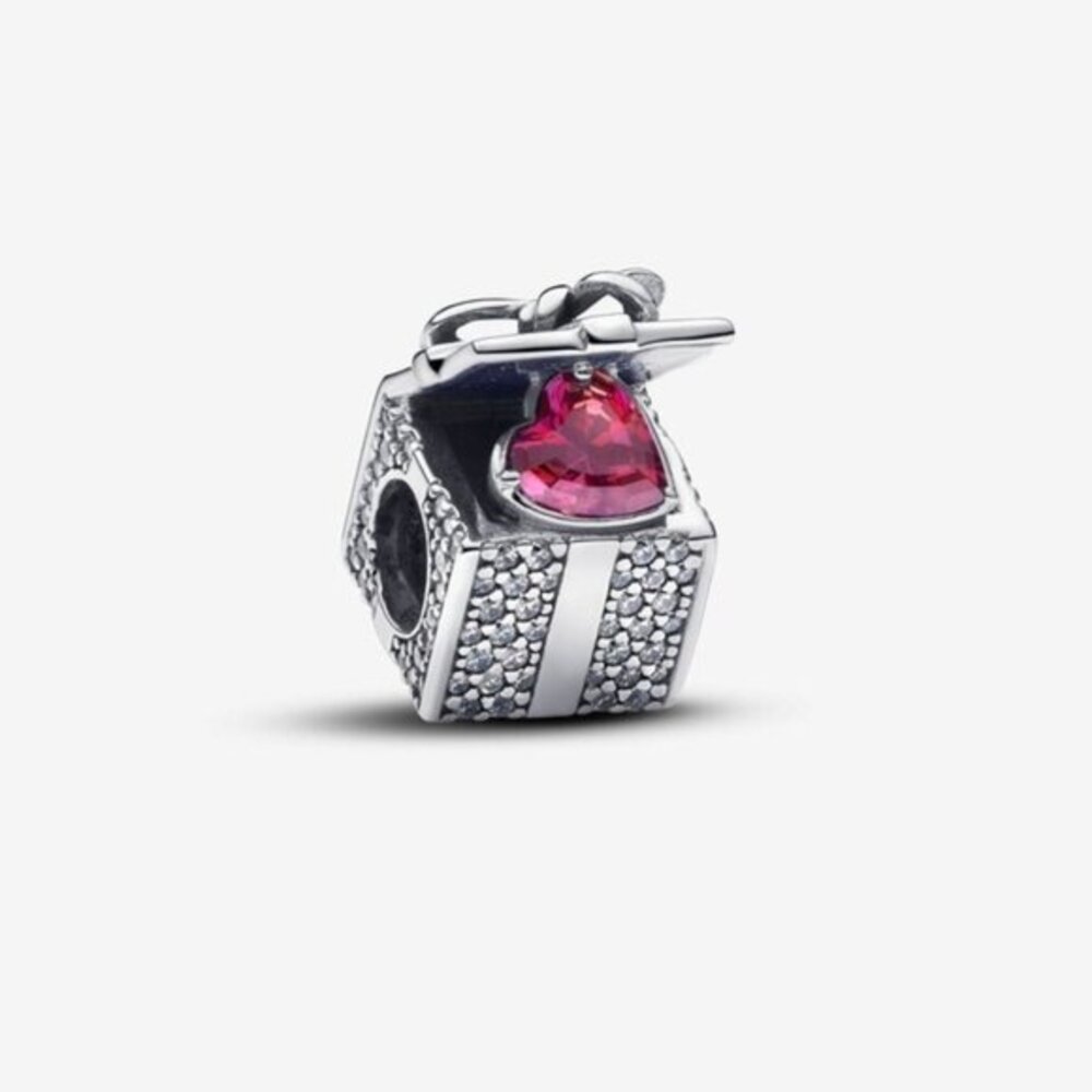 Authentic Sparkling Gift Box Pandora Charm